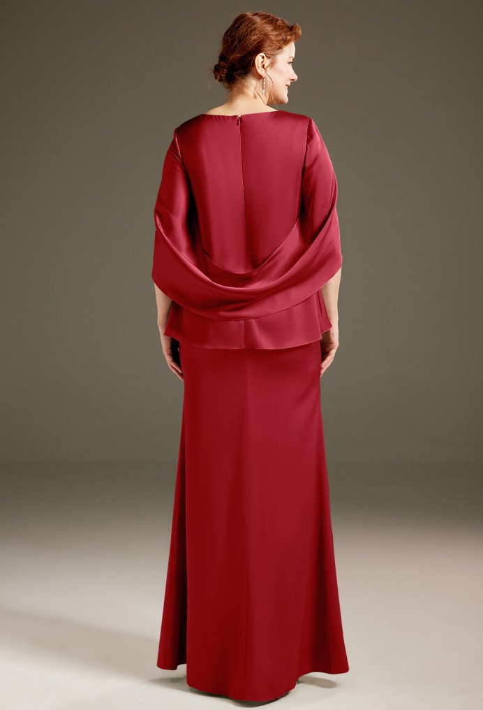 AW Marian Deep Claret  Mother of the Bride Dresses